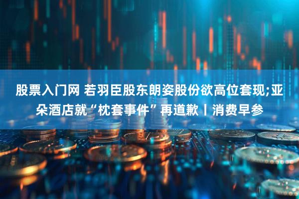 股票入门网 若羽臣股东朗姿股份欲高位套现;亚朵酒店就“枕套事件”再道歉丨消费早参